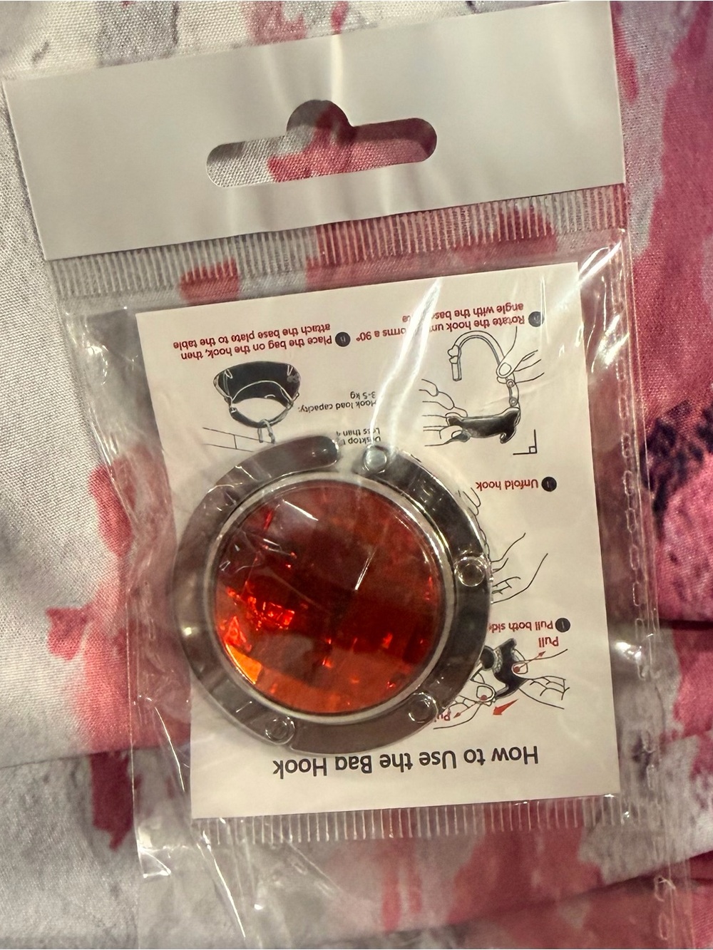 Red Purse Holder NWT A64